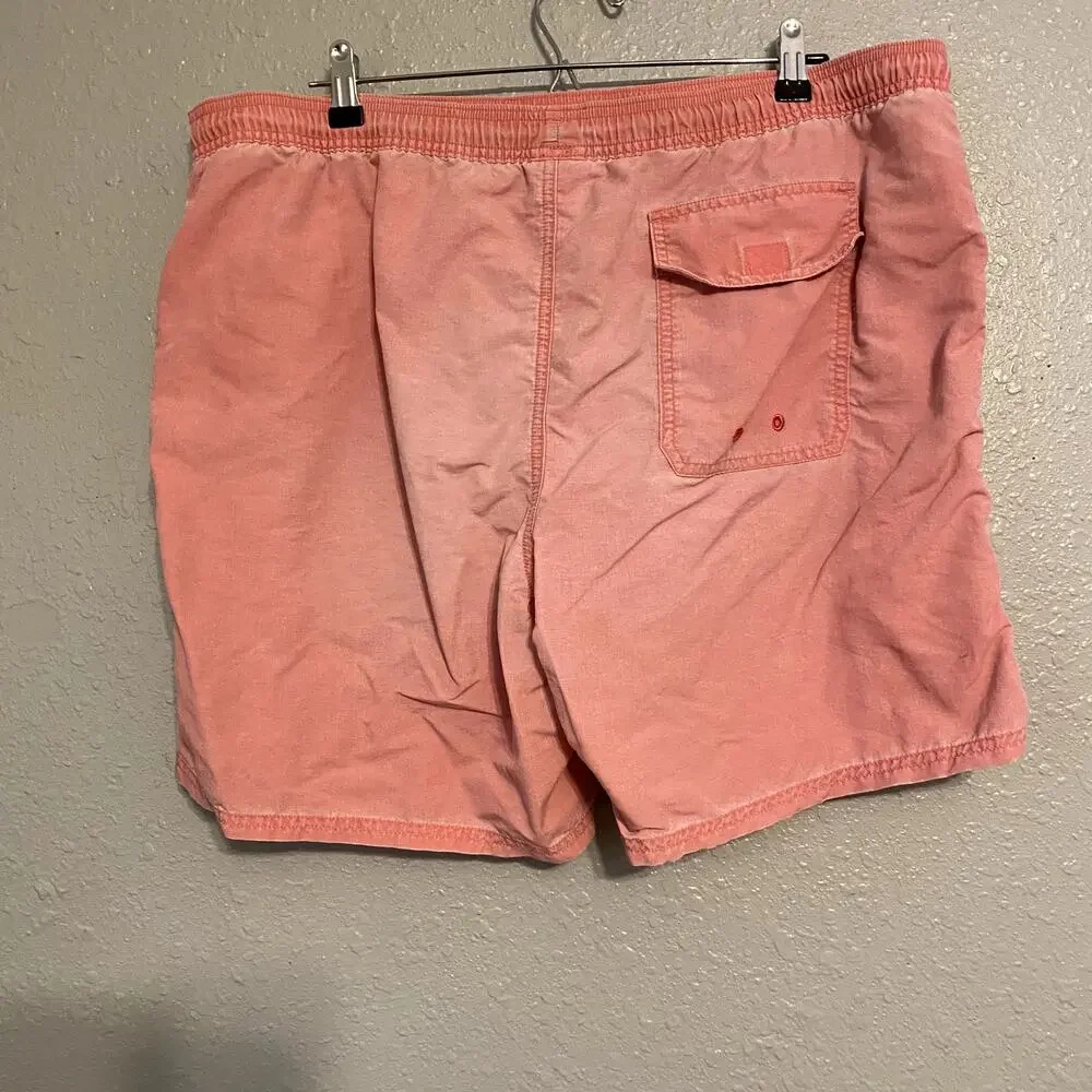 Vineyard Vines Mens XL Light Pink Swim Trunks Draw String Pull On Shorts
